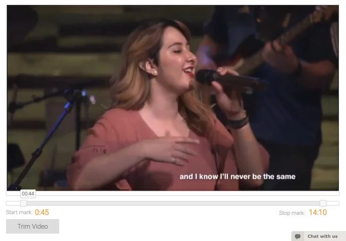 Ministry video editor